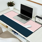 Pink & Navy Desk Mat Gallery Image 2