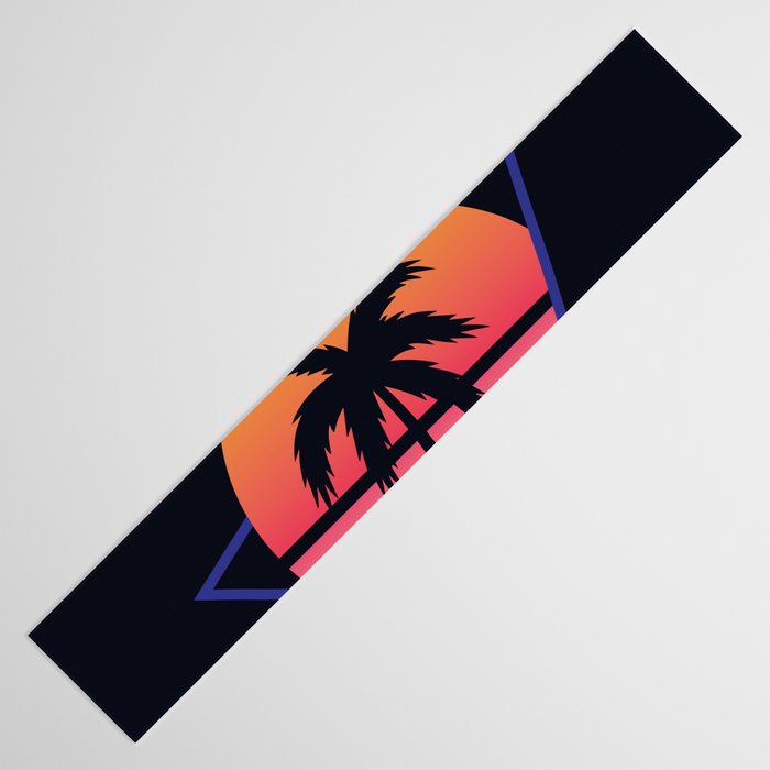 Retrowave sunset 3 / 80s - 90s Retro Table Runner Gallery Image 3