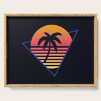 Retrowave sunset 3 / 80s - 90s Retro Serving Tray Gallery Image 1