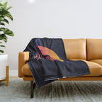 Retrowave sunset 3 / 80s - 90s Retro Throw Blanket Gallery Image 1