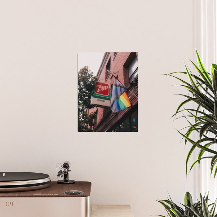 Pride Flag City Photo Poster Gallery Image 2