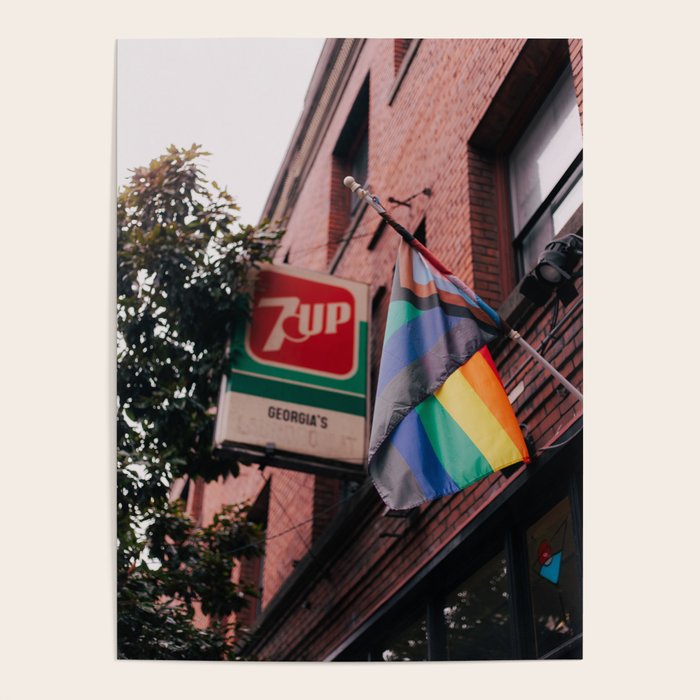 Pride Flag City Photo Poster Gallery Image 4
