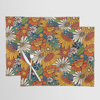 70s Retro Floral - Bold Placemat Gallery Image 1