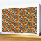 70s Retro Floral - Bold Wall Mural Gallery Image 2