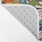 70s Retro Floral - Bold Bath Mat Gallery Image 2