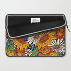 70s Retro Floral - Bold Laptop Sleeve Gallery Image 2