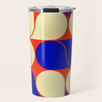 Mid-century geometric shapes-no10 Travel Mug Gallery Image 1