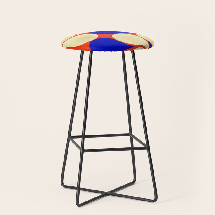 Mid-century geometric shapes-no10 Stool Gallery Image 1