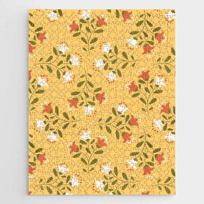 Spring Sunny Floral Pattern Jigsaw Puzzle Gallery Image 1