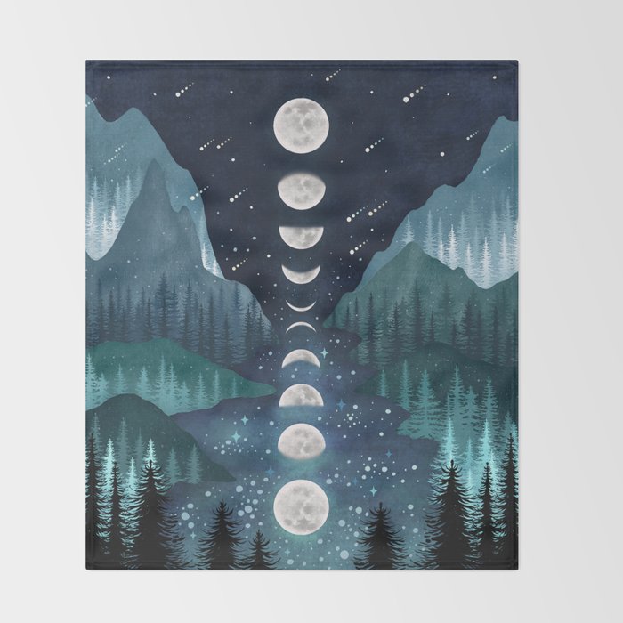 River & Sky Throw Blanket Gallery Image 2