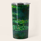 Claude Monet Impressionist Landscape Oil Painting Waterlilies Travel Mug Gallery Image 1
