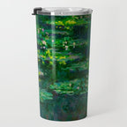 Claude Monet Impressionist Landscape Oil Painting Waterlilies Travel Mug Gallery Image 3
