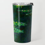 Claude Monet Impressionist Landscape Oil Painting Waterlilies Travel Mug Gallery Image 2