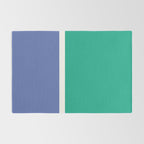 Color Block VI Green Blue Rug Gallery Image 2