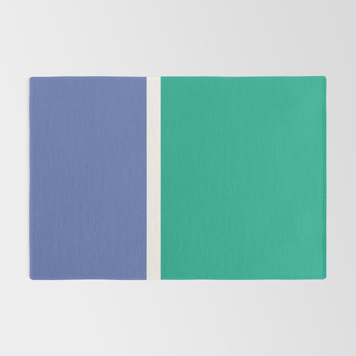 Color Block VI Green Blue Rug Gallery Image 2
