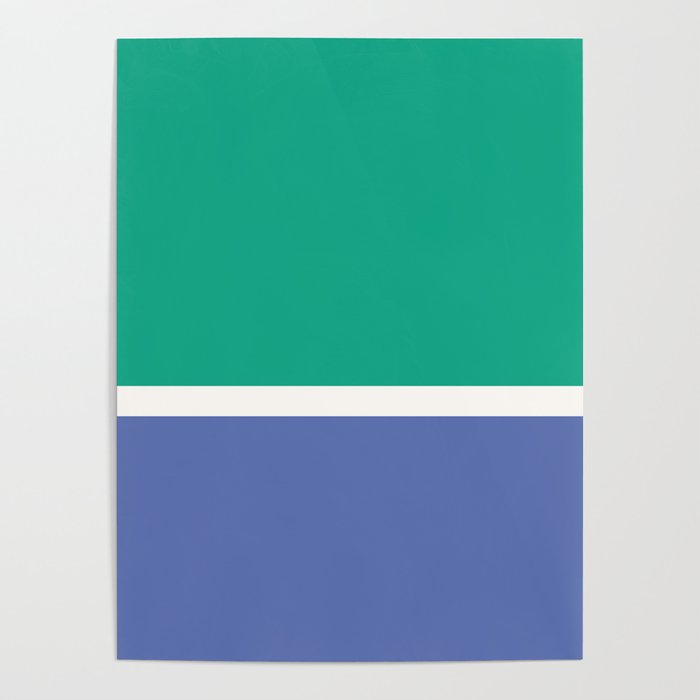 Color Block VI Green Blue Poster Gallery Image 4