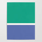 Color Block VI Green Blue Poster Gallery Image 4