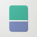 Color Block VI Green Blue Bath Mat Gallery Image 1