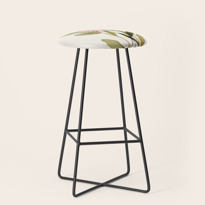 Abstract Flower Bouquet  Stool Gallery Image 1