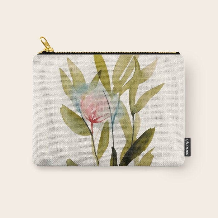 Abstract Flower Bouquet  Carry All Pouch Gallery Image 1