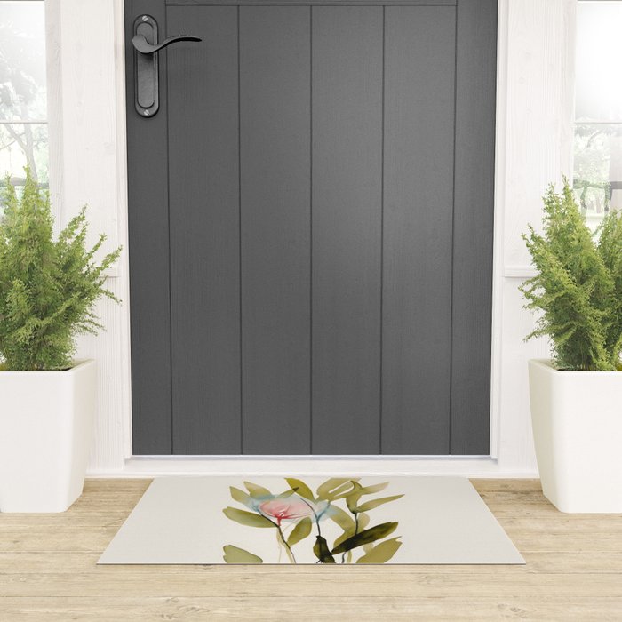 Abstract Flower Bouquet  Welcome Mat Gallery Image 3