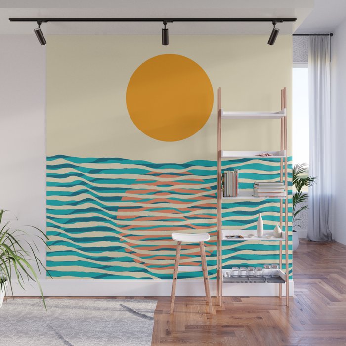 Ocean current Wall Mural Gallery Image 1