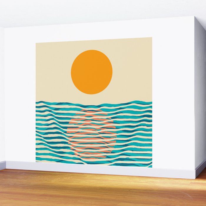 Ocean current Wall Mural Gallery Image 2