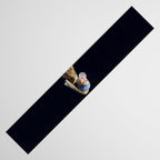 Girl with pearl earring blowing bubble gum Table Runner Gallery Image 3