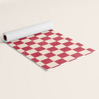 CHECKER - 001 - Tomato Yoga Mat Gallery Image 2