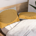 Mid Century Modern Shapes and Lines in Yellow Pillow Sham Gallery Image 2