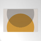 Mid Century Modern Shapes and Lines in Yellow Welcome Mat Gallery Image 1