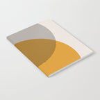 Mid Century Modern Shapes and Lines in Yellow Notebook Gallery Image 2