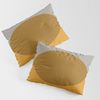 Mid Century Modern Shapes and Lines in Yellow Pillow Sham Gallery Image 3