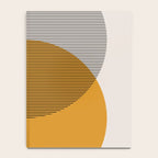 Mid Century Modern Shapes and Lines in Yellow Notebook Gallery Image 4