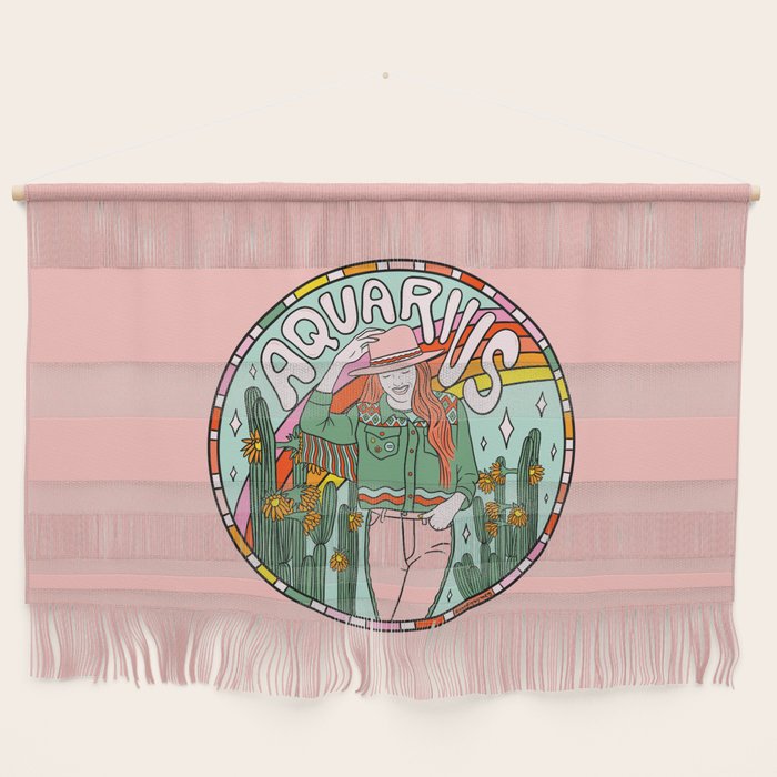 Aquarius Cowgirl Wall Hanging Gallery Image 1
