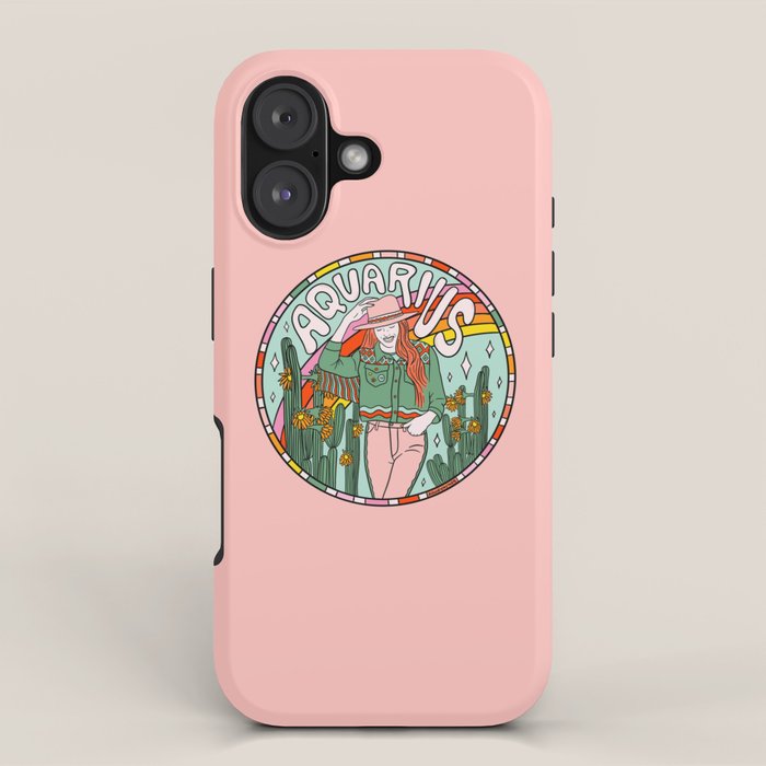 Aquarius Cowgirl iPhone Case Gallery Image 1
