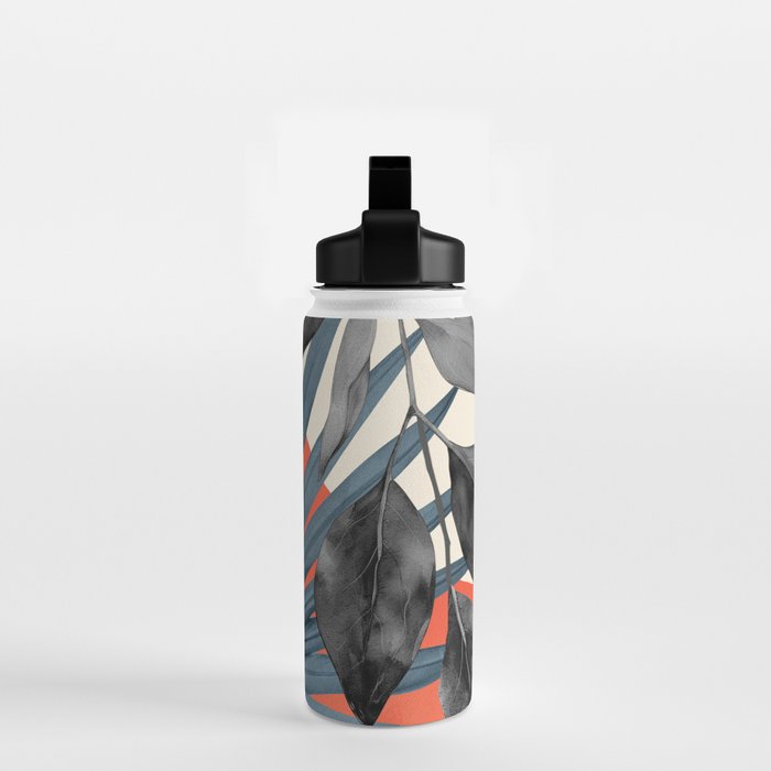 Abstract Tropical Art 22 Water Bottle Gallery Image 2