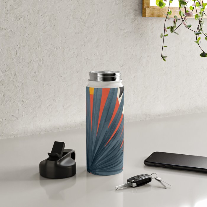 Abstract Tropical Art 22 Water Bottle Gallery Image 4