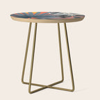 Abstract Tropical Art 22 Side Table Gallery Image 1