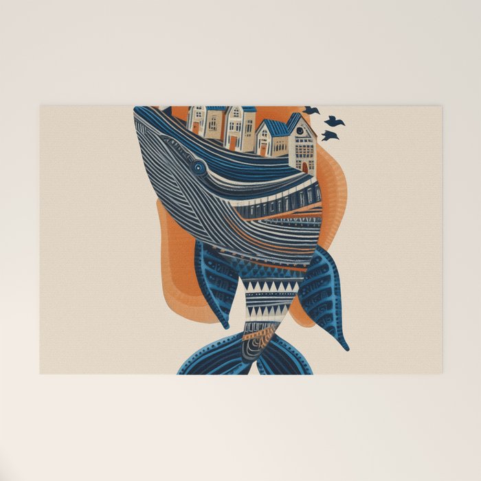 Whale Village Welcome Mat Gallery Image 1