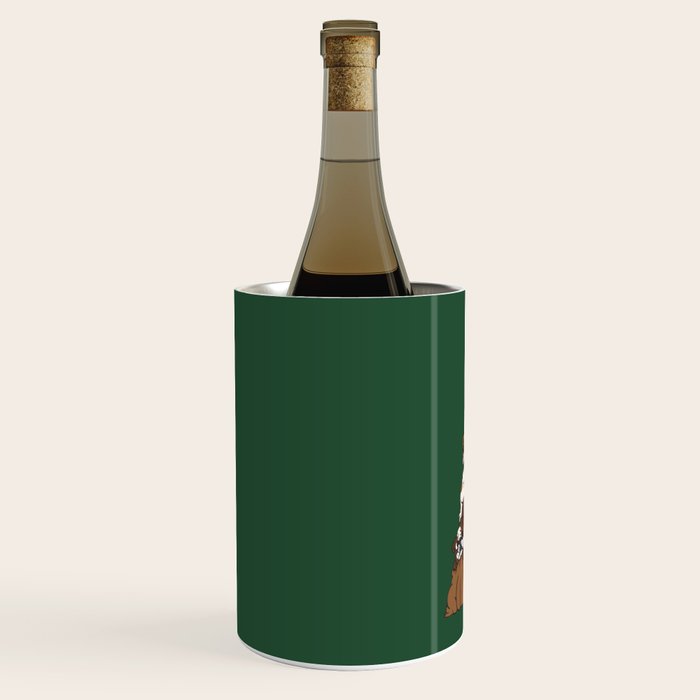 Christmas Tree English Bulldog Wine Chiller Gallery Image 2