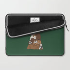 Christmas Tree English Bulldog Laptop Sleeve Gallery Image 2