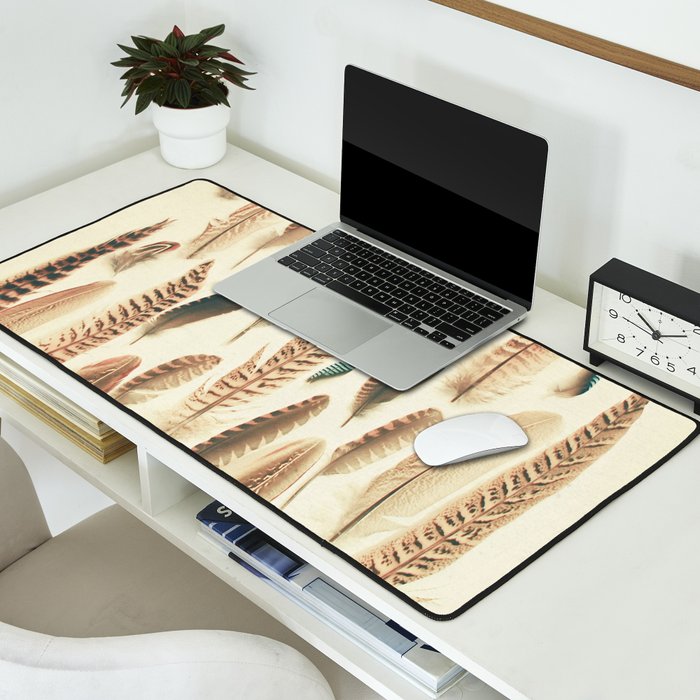 Found Feathers Desk Mat Gallery Image 2