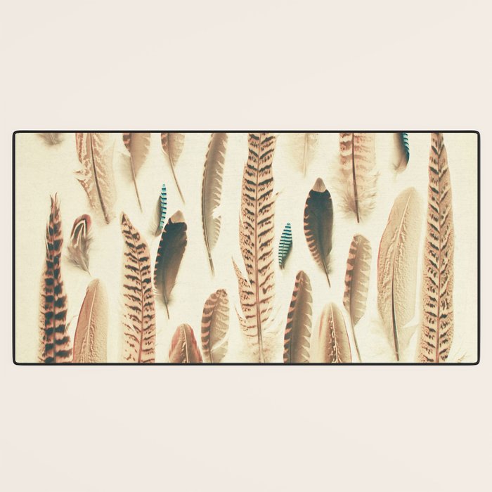 Found Feathers Desk Mat Gallery Image 3