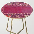Shakhrisyabz  Southwest Uzbekistan Suzani Embroidery Print Side Table Gallery Image 2