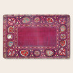 Shakhrisyabz  Southwest Uzbekistan Suzani Embroidery Print Cutting Board Gallery Image 1