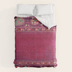 Shakhrisyabz  Southwest Uzbekistan Suzani Embroidery Print Comforter Gallery Image 6