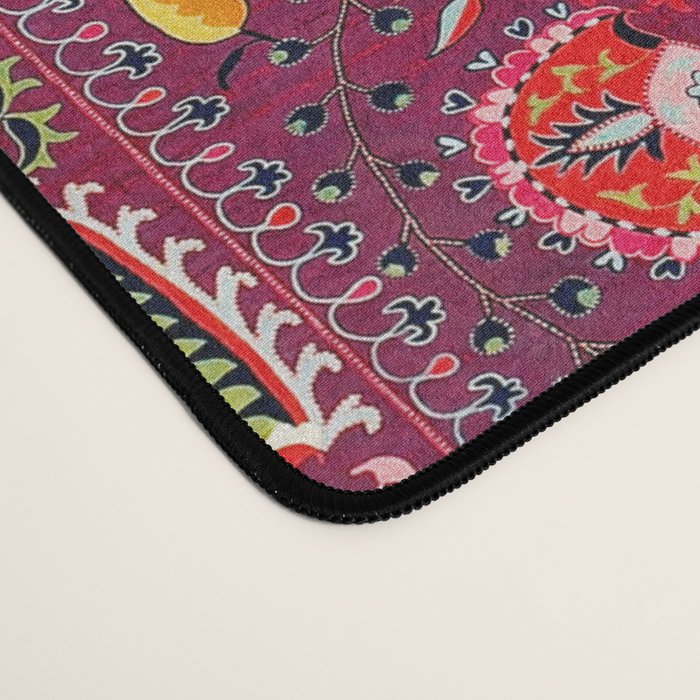 Shakhrisyabz  Southwest Uzbekistan Suzani Embroidery Print Desk Mat Gallery Image 4