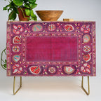 Shakhrisyabz  Southwest Uzbekistan Suzani Embroidery Print Credenza Gallery Image 1