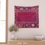 Shakhrisyabz  Southwest Uzbekistan Suzani Embroidery Print Wall Tapestry Gallery Image 2